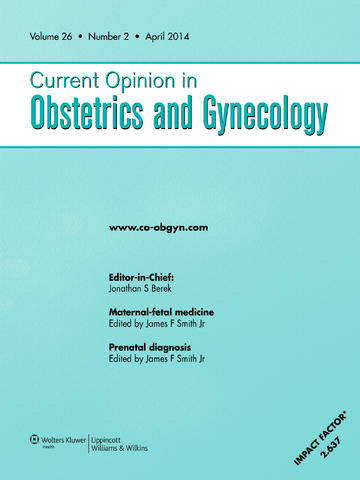 Curr Opin Obstet Gynecol. 