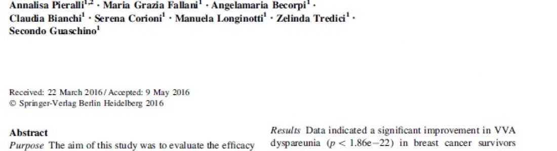 Another Scientific Publication for MonaLisa Touch!