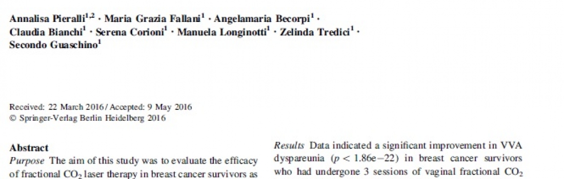 Another Scientific Publication for MonaLisa Touch!