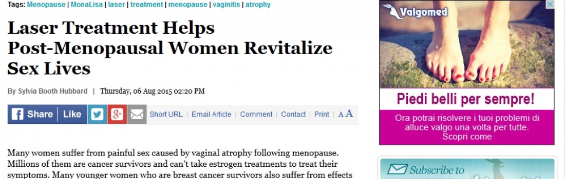 Laser Treatment Helps Post-Menopausal Women Revitalize Sex Lives