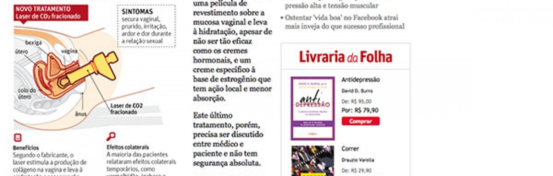 Terapia com laser é nova opção contra atrofia vaginal